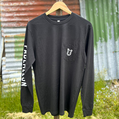 Pademelon – Langärmliges T-Shirt mit Tasche